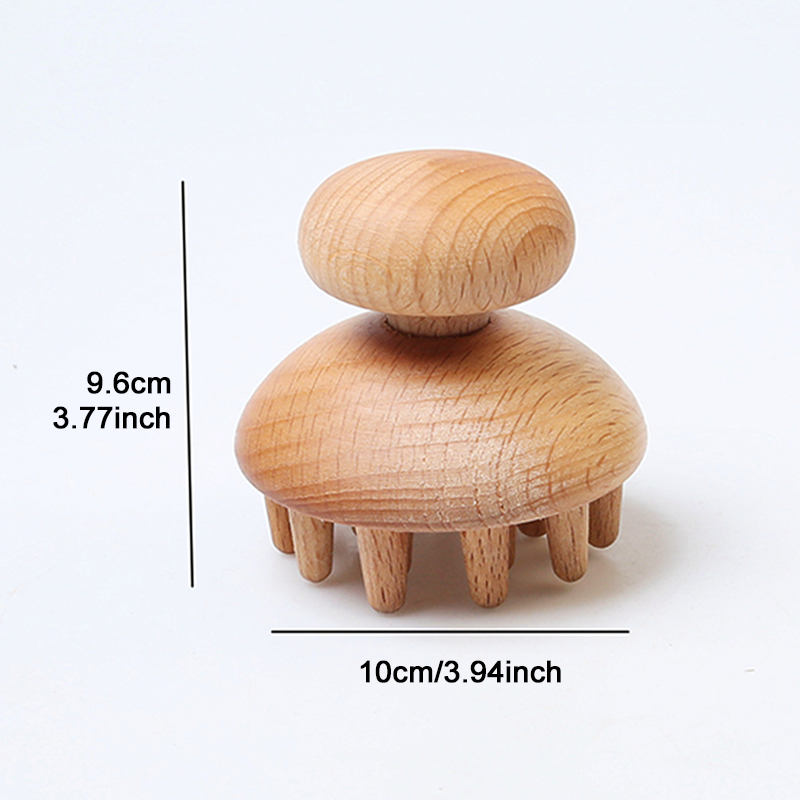 Handheld Wood Roller kijek do masażu drewniany masażer brzucha do uda Butt noga do masażu mięśni Release Anti Cellulite: Style D