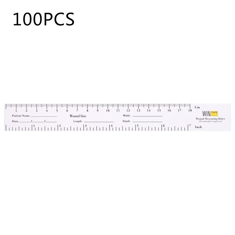 Paper Tape Measure Disposable Wound Measuring Ruler Educare Measuring Tape Wound Measurement Tool Me dical Measurement