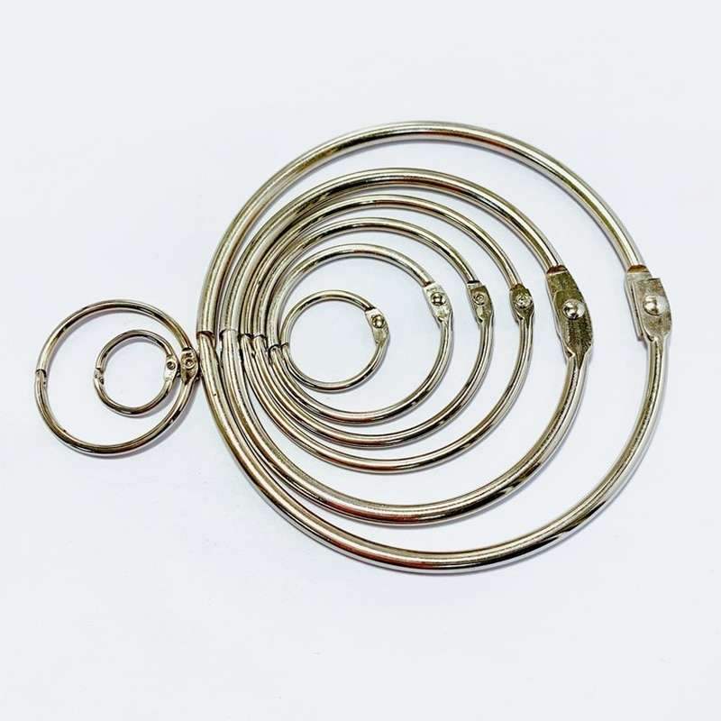 Metal ring binder ring binder ring hoop multi-function key ring ring book binding ring office binding supplies