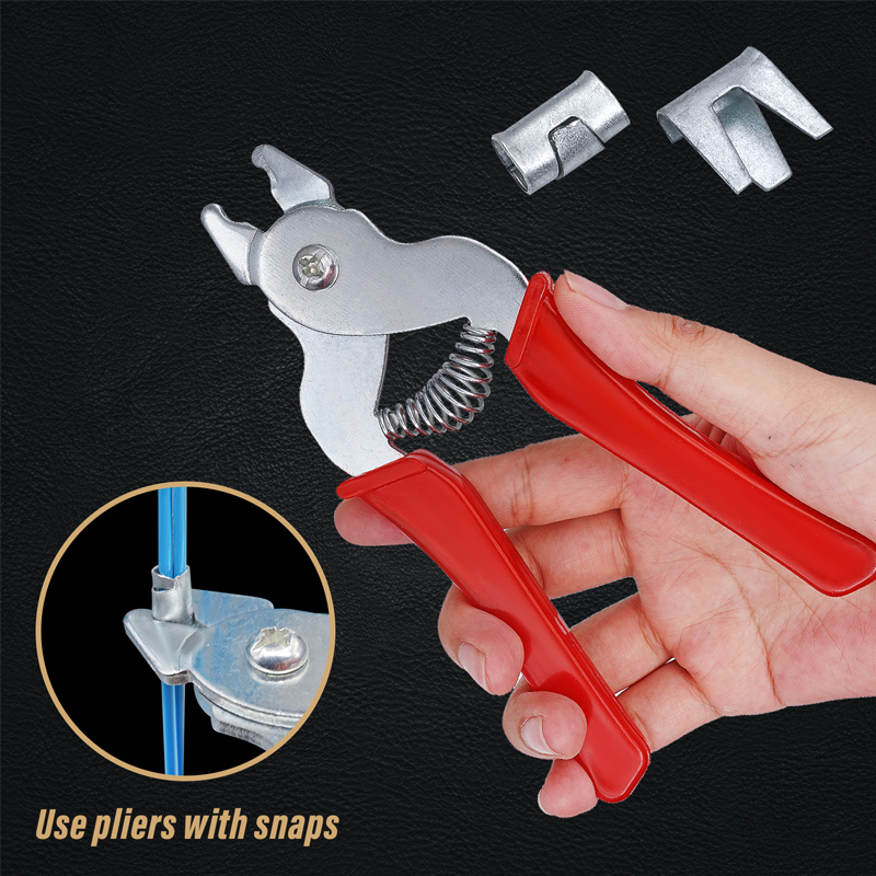 Poultry Cage Installation Pliers Wire Cage Clips Buckle Pliers Fasten Clamps for Farm Animal Cages Accessories Supplies