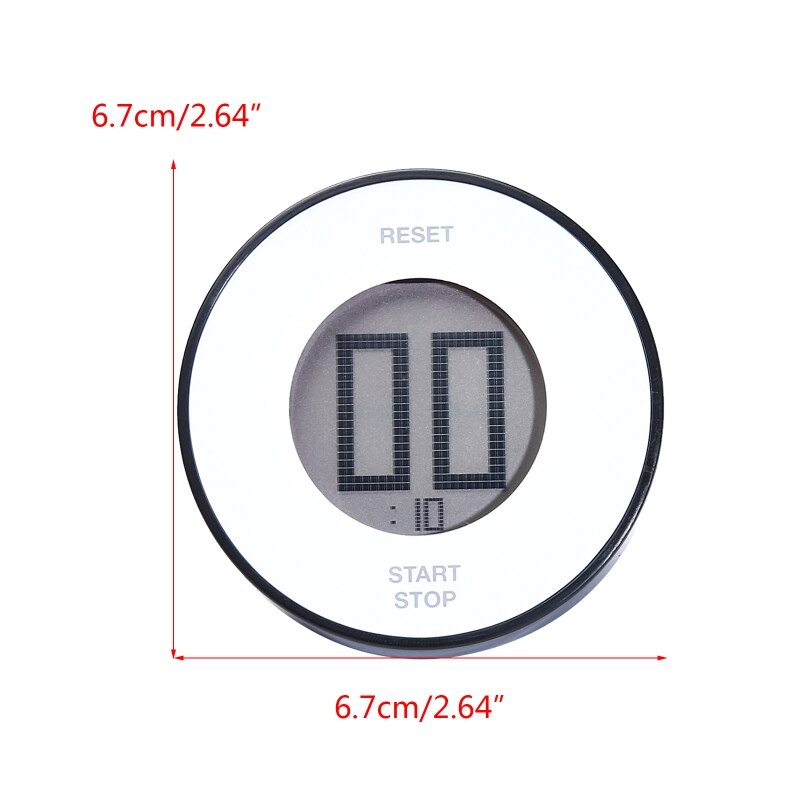 Digital Timer Large LED Display Countdown Countup Magnet Time Management for Classroom Cooking Fitness Baking Studying