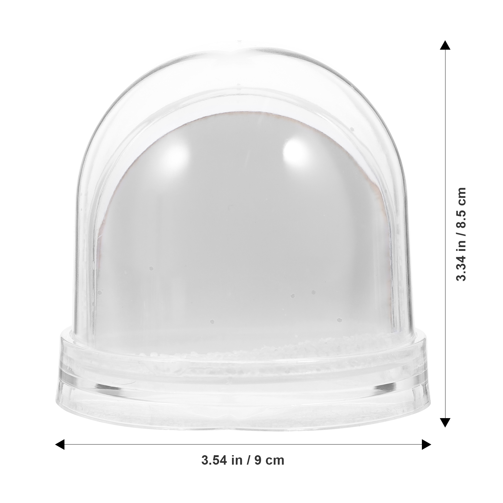 Sneeuwbol met foto-inzetstukken Sneeuwbollen Foto-inzetstuk Fotolijsten Foto-inzetstuk voor mini blanco met handgemaakte materialen: Rood