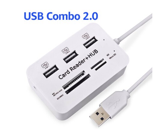 3 Port USB USB 3.0 Hub Adapter High Speed Mini Splitter For PC Laptop Notebook Receiver: USB 2.0