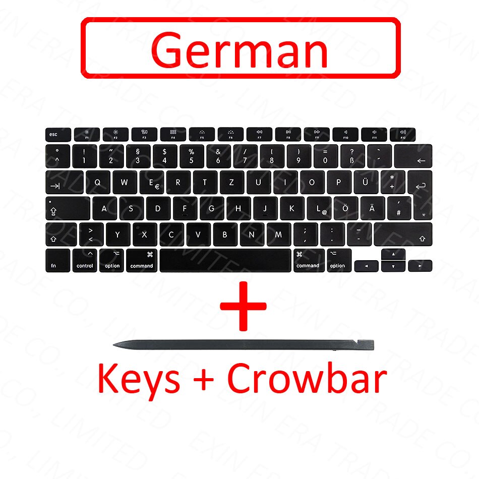 Laptop A2179 Keycaps Keys key Cap Keyboards Scissor Repair Replacement for Apple Macbook Air Retina 13" A2179 Years MC 3302: German