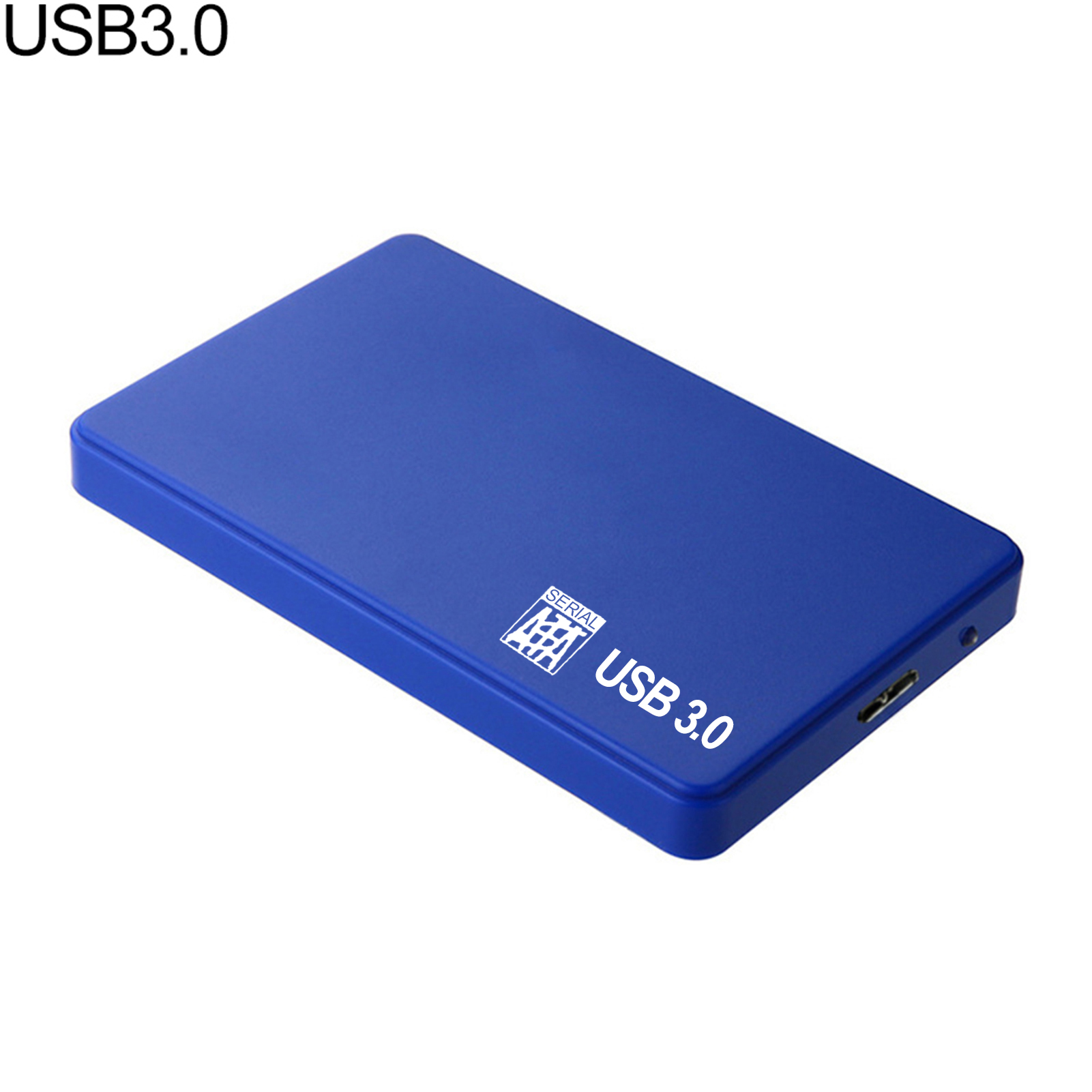 USB3.0 2.0 2.5inch SATA HDD SSD Enclosure Laptop Computer Mobile Hard Disk Case Box 2T: grey