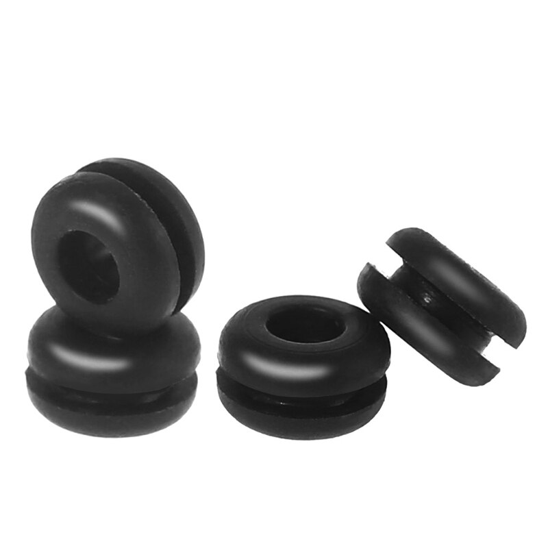 4pcs Bedplate Grommets black Rubber for SME- 3009 3012 Base Plate Grommets