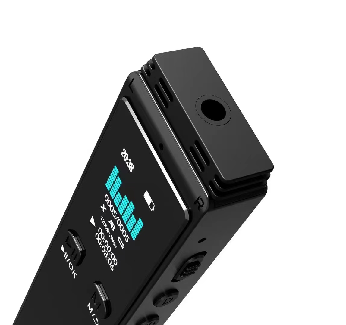 Bluetooth 5,0 sprach aktivierter digitaler Audio- Recorder 32GB USB-Stift Telefonanruf Aufzeichnung einer Geschmack schnell rec 3072 kbit/s MP3-Wiedergabe