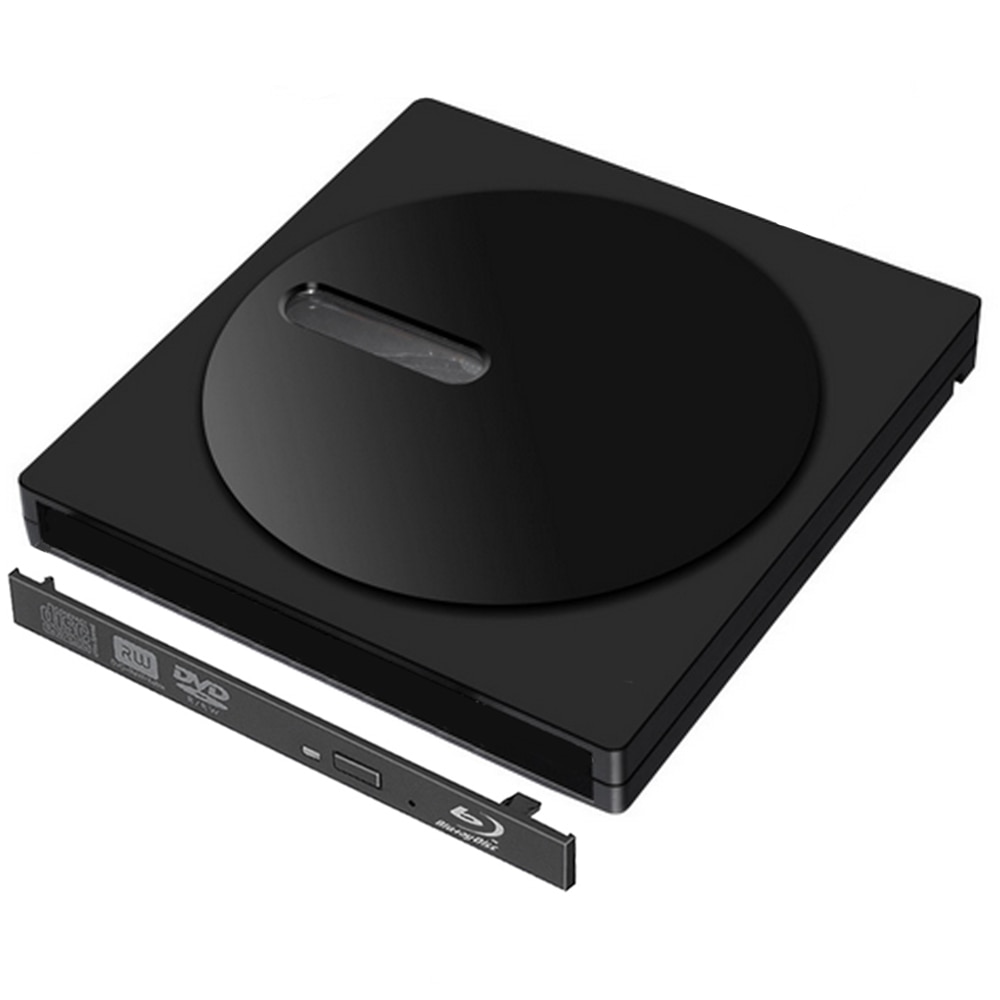 Carcasa de DVD para portátil estuche de CD-ROM USB 3,1 tipo C/USB 3,0 SATA de 12,7mm, Blu-Ray,: 12.7MM Blu-Ray