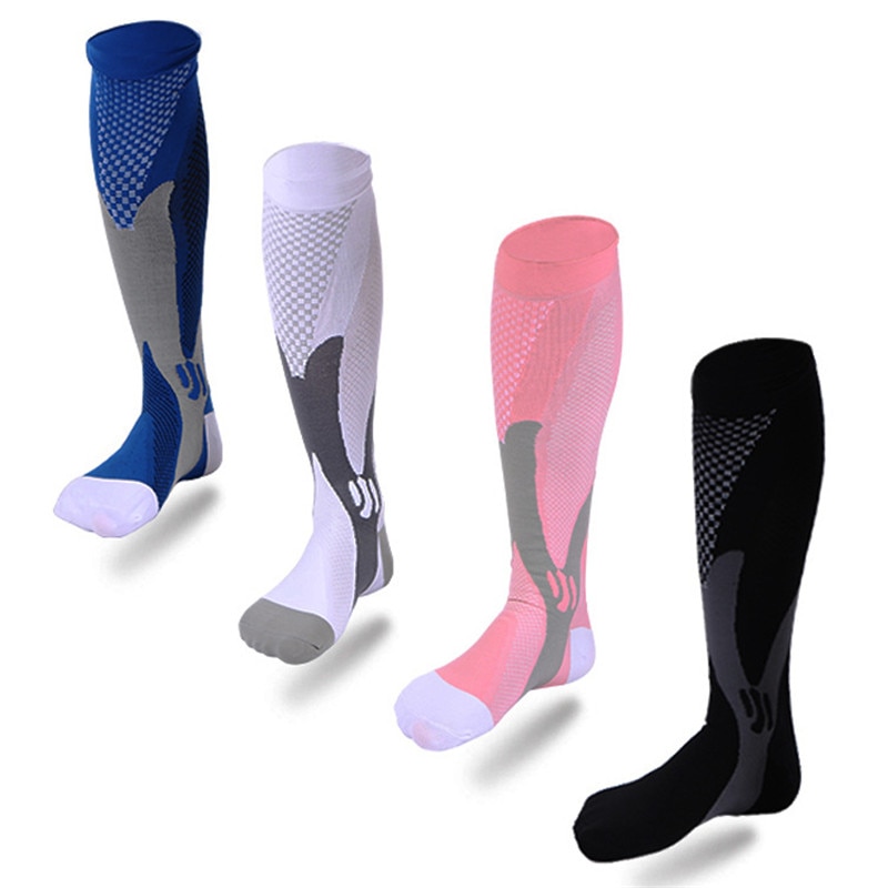 SUPER ELITE Compression Socks Knee High Compression Varixes Stockings For Anti Fatigue Pain Men Women S M L Fit For EU 36-48