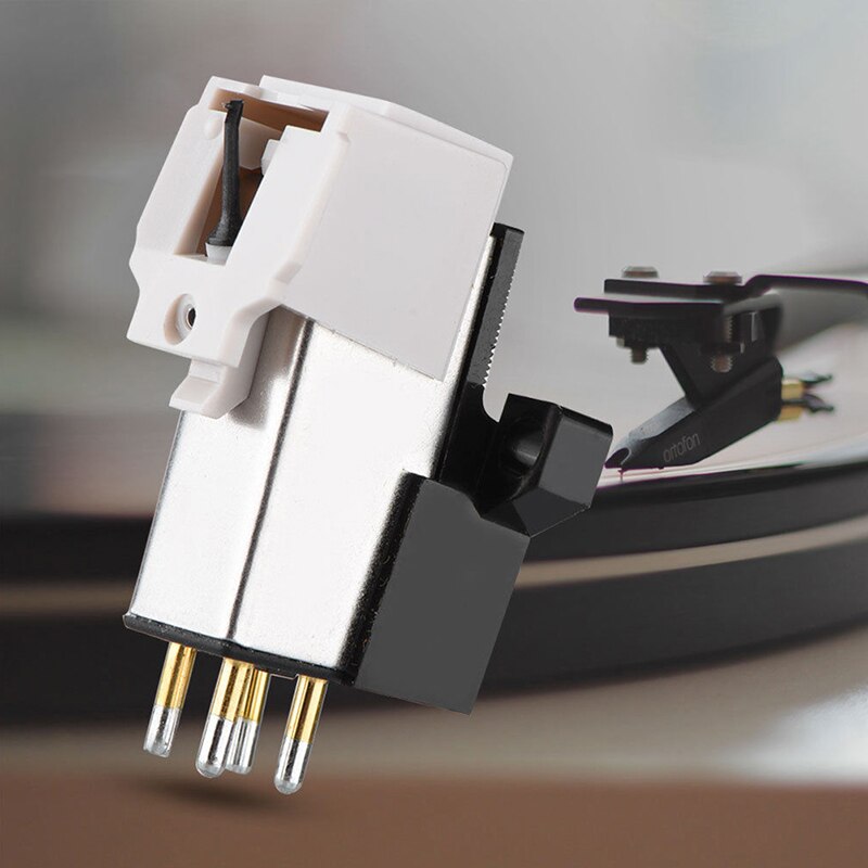 Platenspeler magnetisk kassettpenn med lp vinylnål til platespiller platespiller