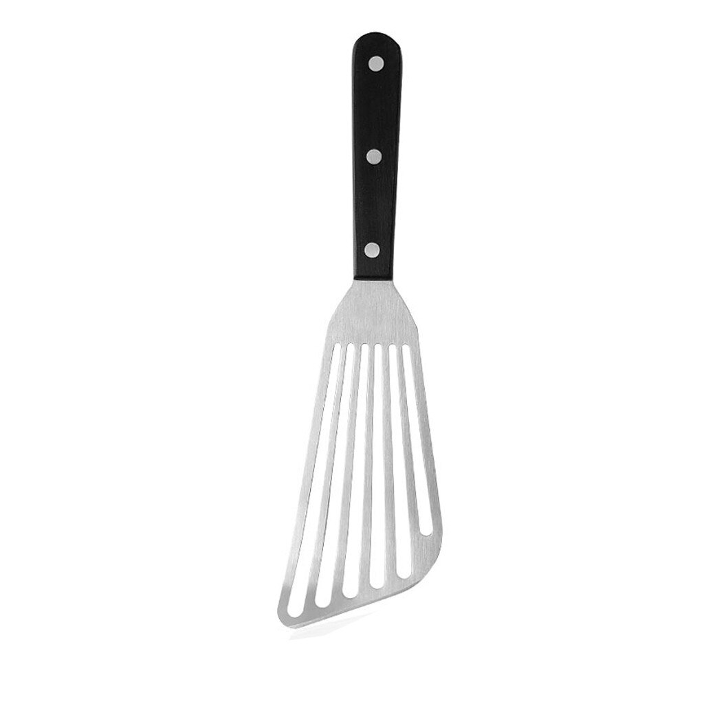 Pala ranurada para filetes de acero inoxidable de grado alimenticio, espátula para pescado, accesorios de cocina multiusos de acero inoxidable #25