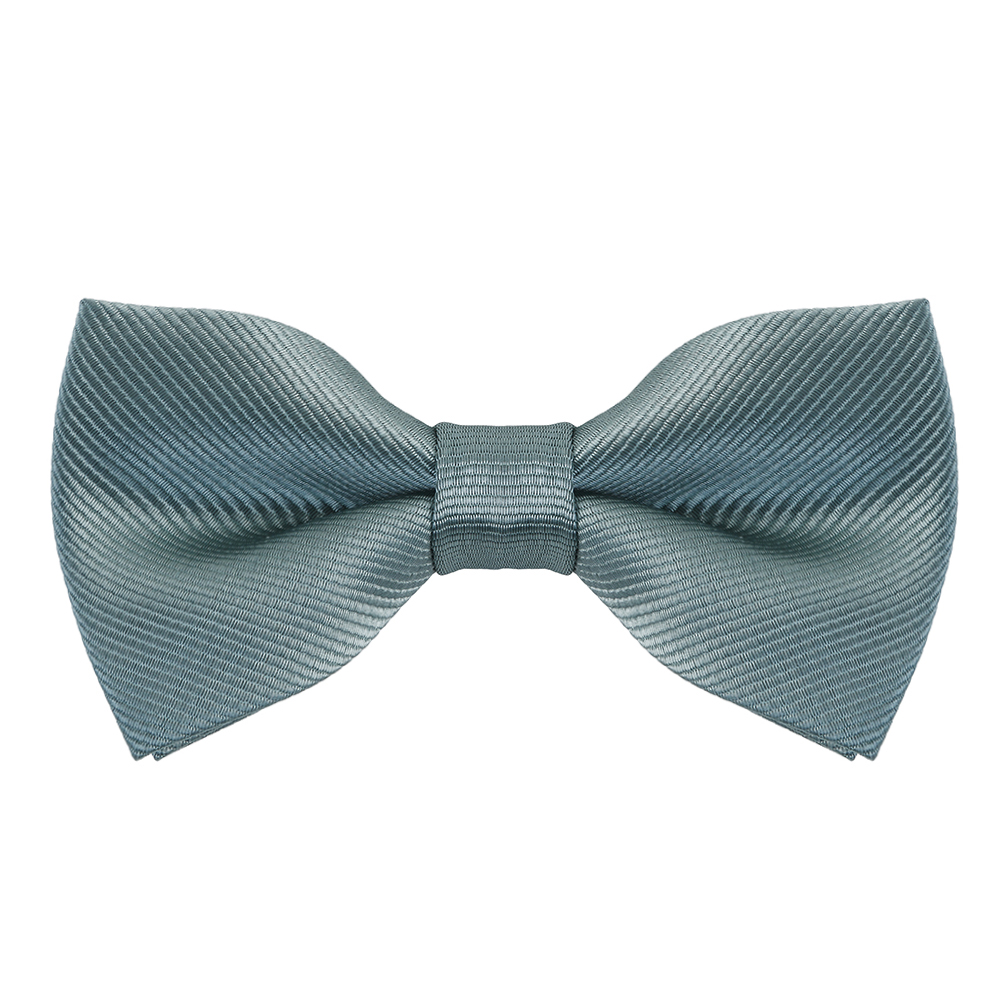 HUISHI Papillon per uomo Striscia solida Nero Perla Bianco Papillon Elegante uomo Bussiness Accessori per feste di nozze Fiocco a farfalla