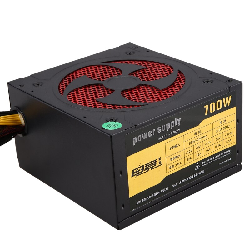 500w stille atx 12v- 4/8- pc-voeding met ventilator, modulaire sli-verlichte ventilator voor high-end computerconfiguratie pc