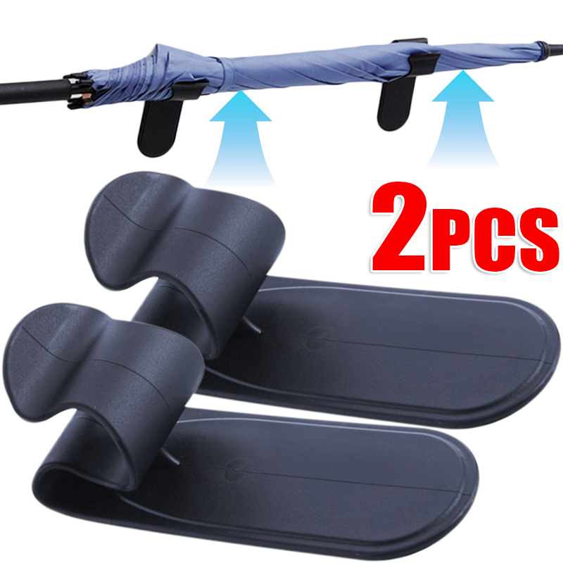 1/2 Stuks Auto Paraplu Houders Kofferbak Organizer Haak Paraplu Montage Houder Sluiting Clips Auto Accessoires