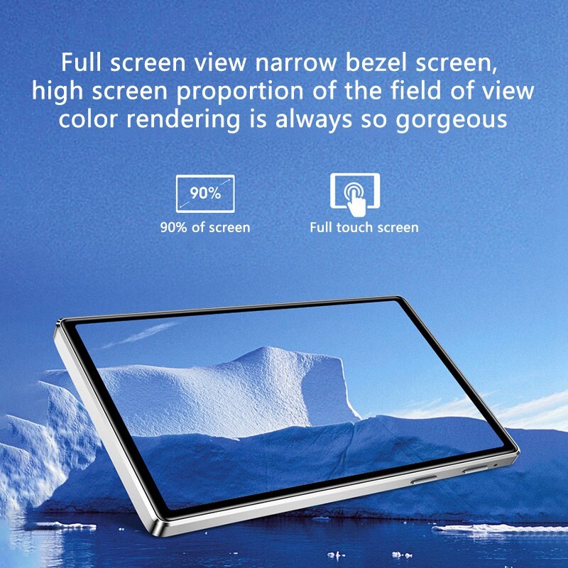 Reproductor MP4 HD con pantalla completa de 4 pulgadas, WiFi, Android 6,0, MP3/4, 1 + 8GB, Bluetooth 5,0, contacto, música, Radio FM