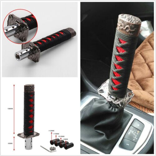 Automatic Car Gearbox Handles Gear Car Modified Gear Shift Head Long Samurai Gear Shift Head Aluminum Alloy