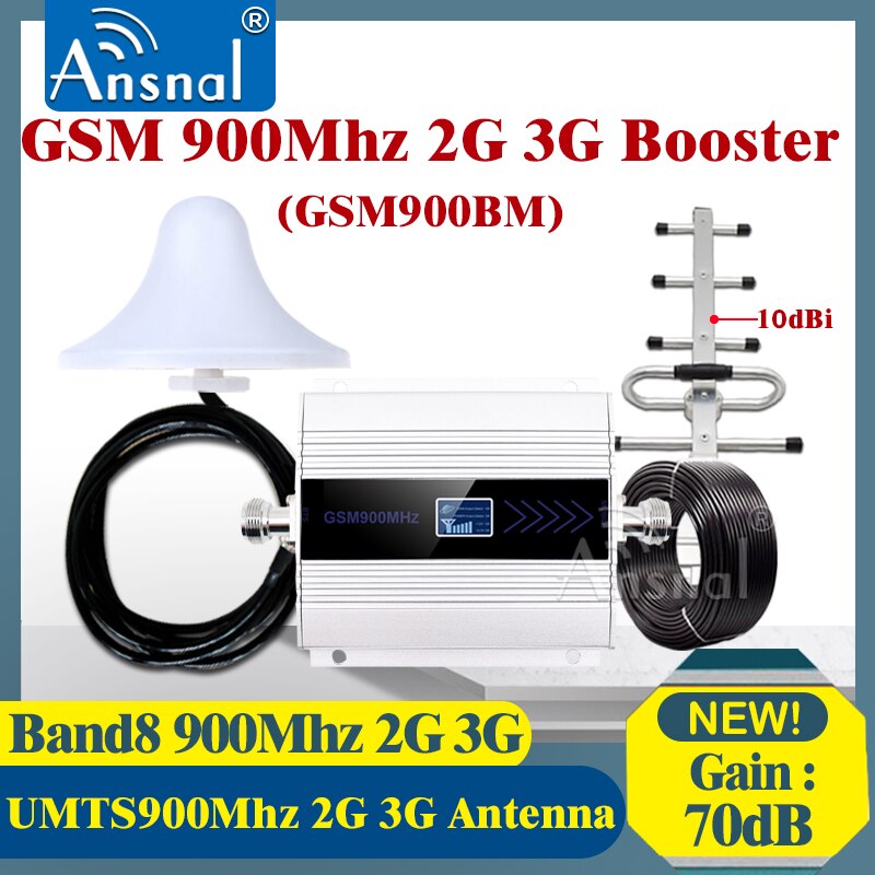 Amplificateur De Signal Mobile 6 Bandes (700-2600 MHz) - Booste 2G/3G/4G/5G Pour Maison Et Bureau