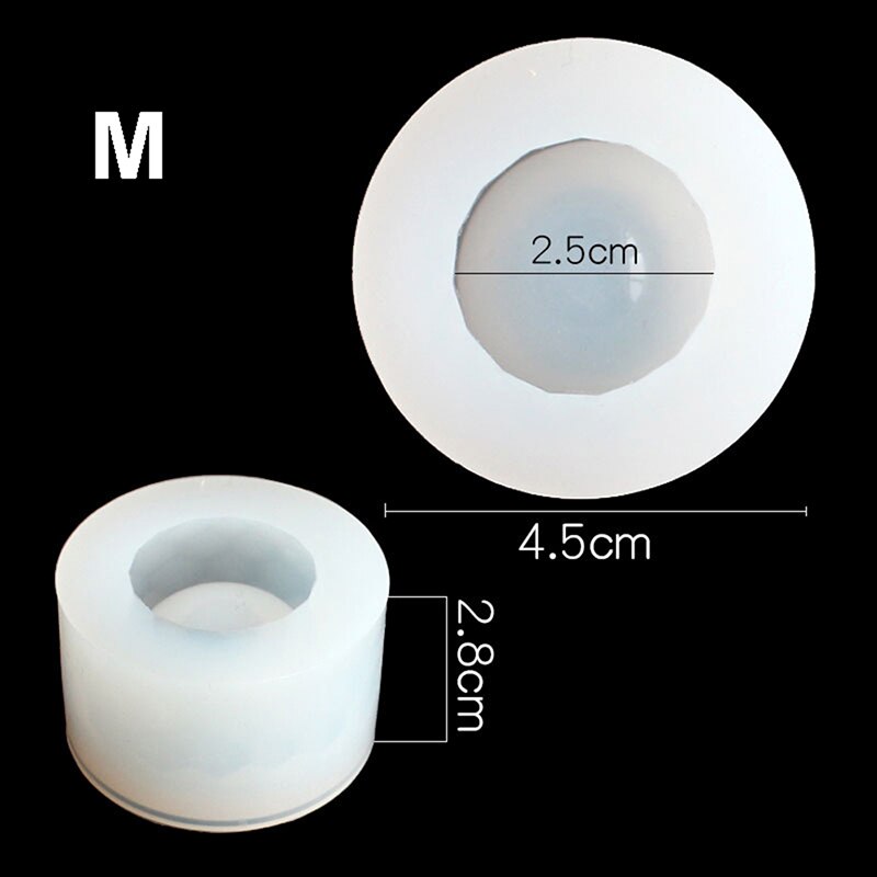 Usefull Silicone Mold Bowl Hand Making Jewelry Resin Necklace Mould Craft DIY Tool: M
