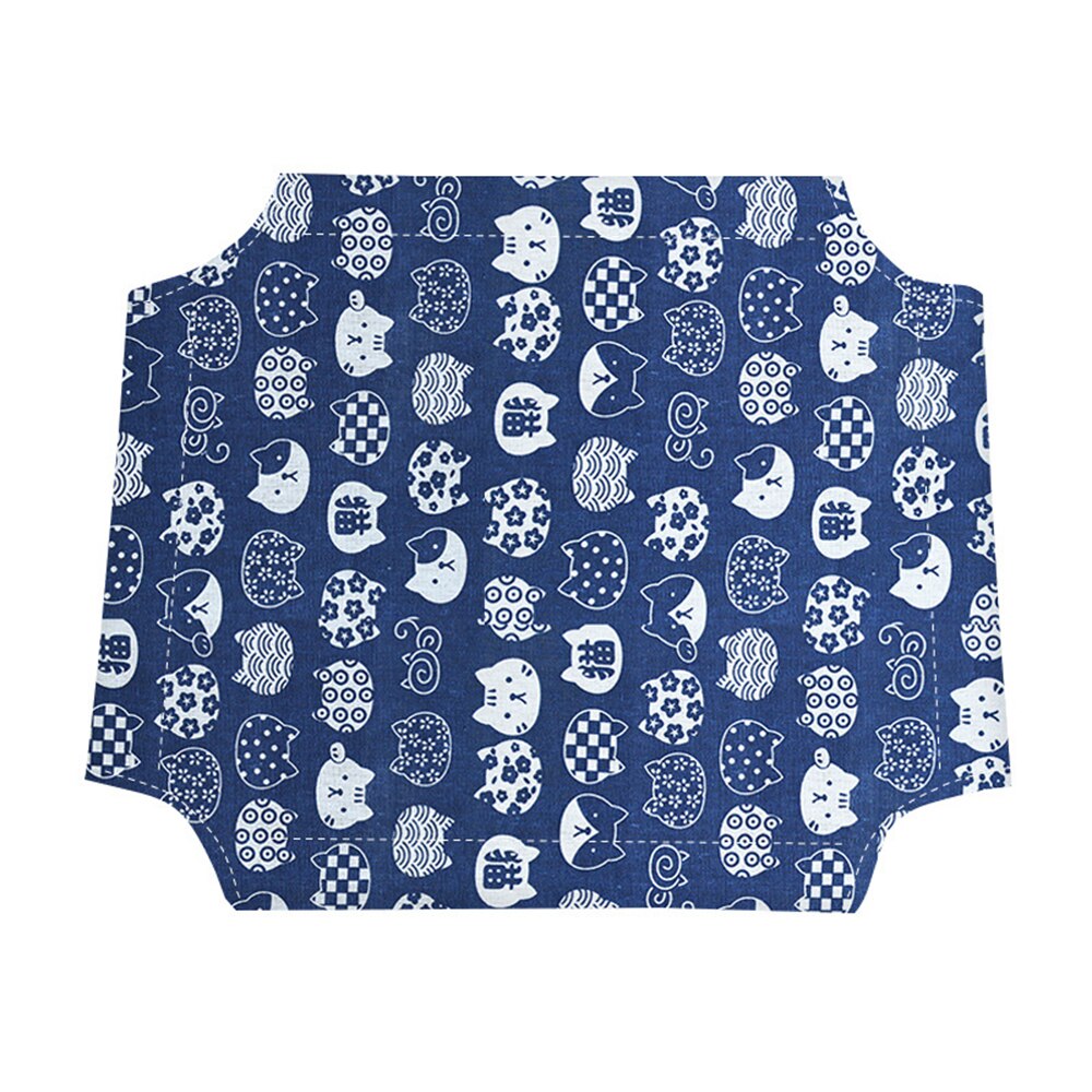 Été chat hamac lit maison pour animaux de compagnie pour chiens chiot paresseux tapis coussin chaise longue pour chats chaton chalets hiver fournitures de couchage pour animaux de compagnie: C-blue and white