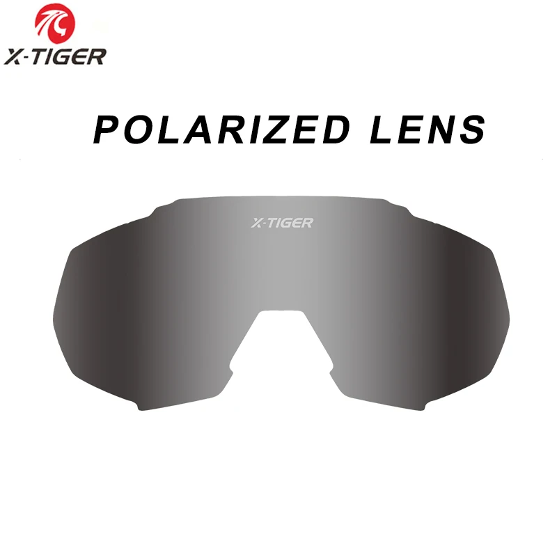 X-TIGER JPC Fietsbril Accessoires Vervangingslens Bijziendheid Frame Meekleurende lens Fietszonnebril Voeten Gepolariseerde lens: Blauw