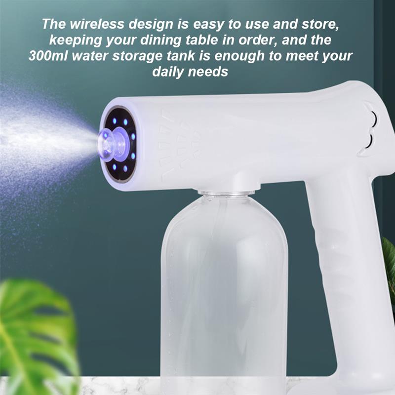 Cleaning Fogger 300ml Wireless Body Induction Atomizer Electric Rechargeable Sprayer Machine