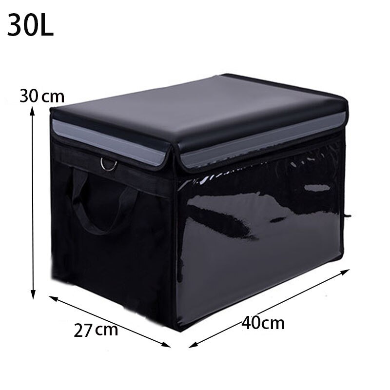 30L Extra Large Cooler Bag Car Ice Pack Insulated Thermal Lunch Pizza Bag Fresh Food Container Refrigerator Bag