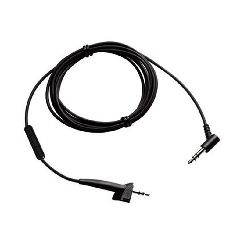 Convient pour BOSE AE2 AE2i, câble de casque, remplacement de ligne, microphone, ligne d&#39;enregistrement, ligne de contrôle du volume: With microphone