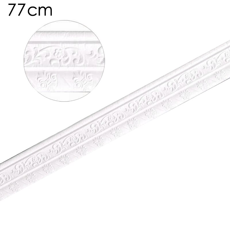 Sealing Strip Bathroom Shower Sink Bath Caulk Tape White PVC Self Adhesive Waterproof Wall Sticker For Bathroom Kitchen: B