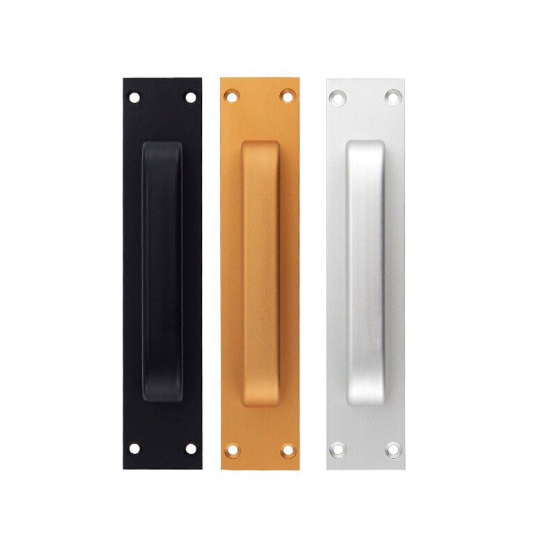 Sliding door handle Fire Toilet Door Pull Plate Push aluminum alloy fire door security door bathroom handle No fading