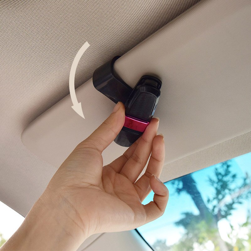 Auto Zonnebril Houder Zonnebril Clip Auto Zonneklep Glazen Houder Zonnebril Clip Kaarthouder Auto Accessoires