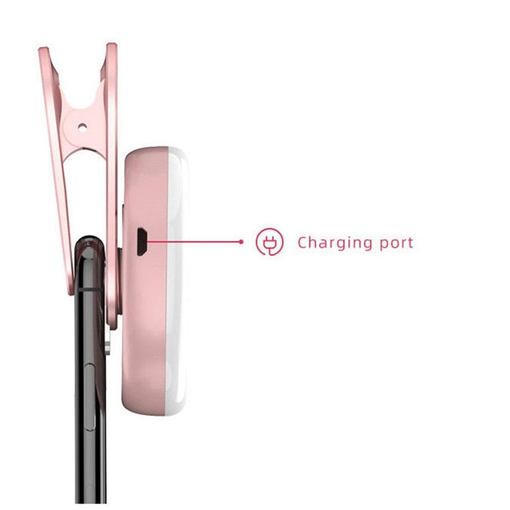 Lampade a portato telefono videocamera anello video luci macro veloce luce fotografia illuminazione supplementare accessori per telefoni