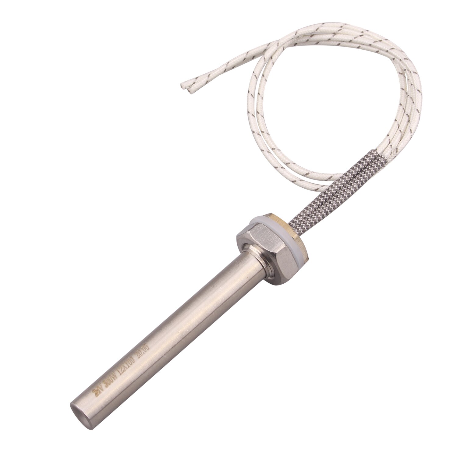 AIICIOO Cartridge Heating Immersion Element for water boiler SUS 304 24V 300W /36V 400W /48V 600W