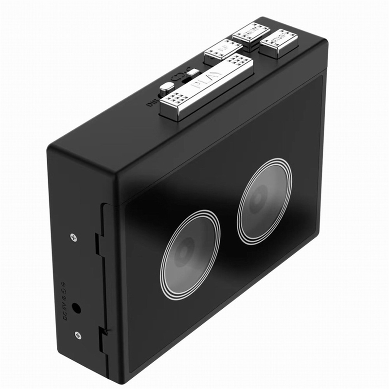 CABE-Wireless BT Speaker Retro Nostalgic Radio Portable Cassette Tape Player Play/Fast Forward/Rewind Auto Flip Function