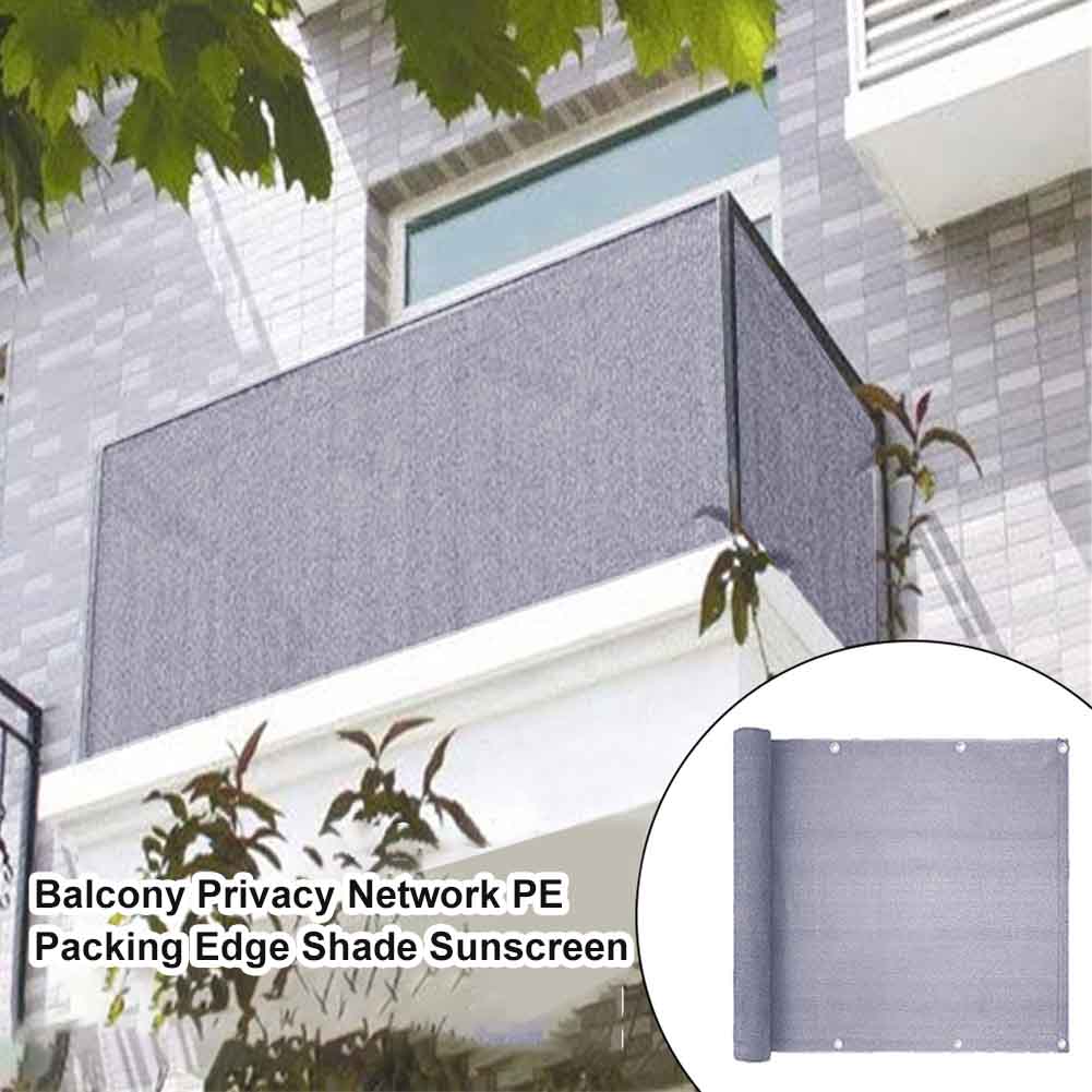 Fence Easy Install Durable Home Privacy Screen Outdoor Sunshade Net Backyards Balcony Covering Accessories Mesh Garden Patio