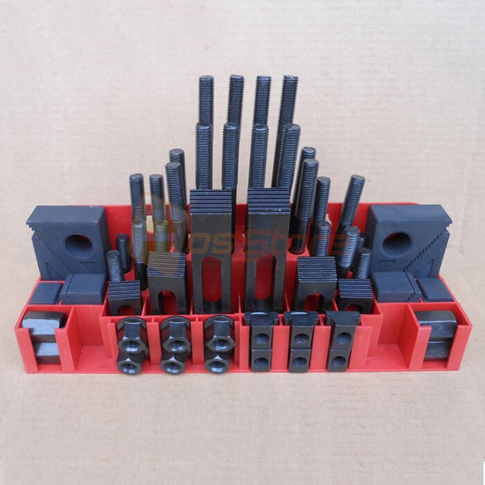 Milling Machine Clamping Set 58pcs Mill Clamp Kit Vice M12 58pcs Clamping Tool