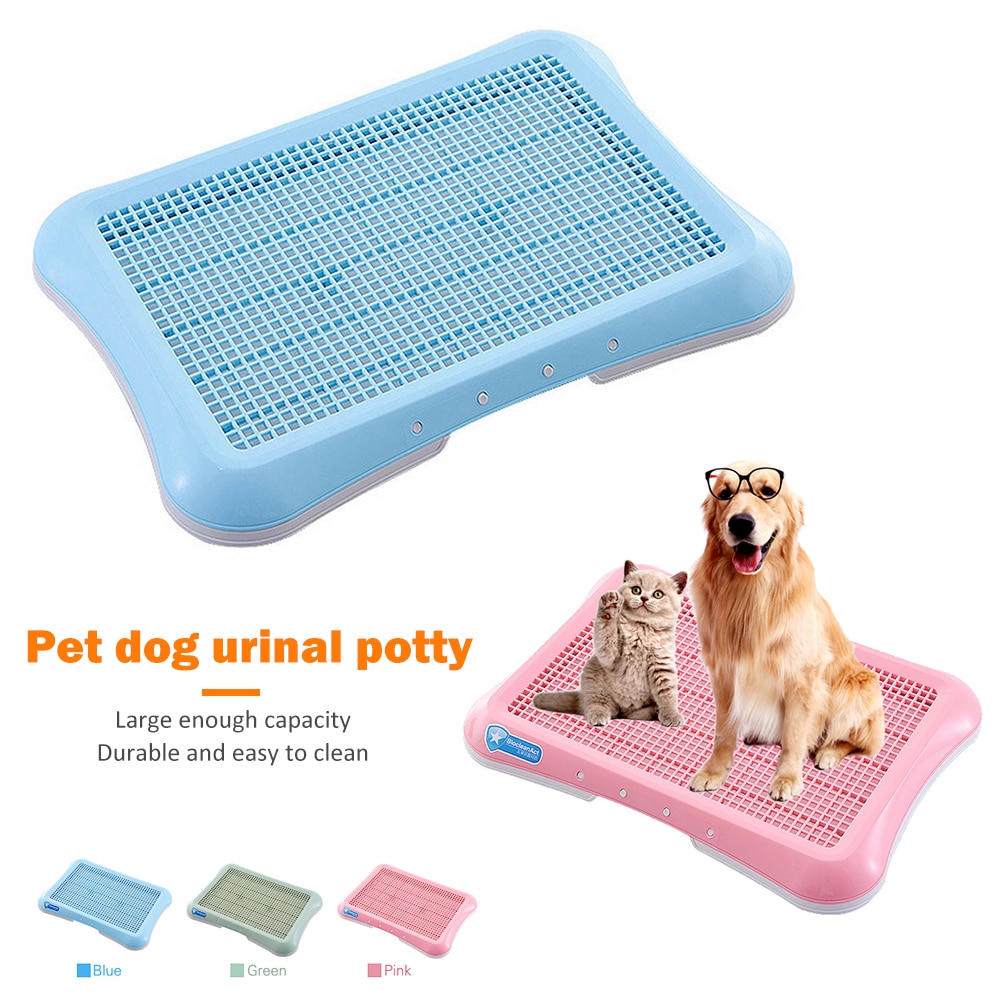 Plastic Pet Toilet Column Dog Toilet Lattice Potty Toilet Column For Dogs Cat Pad Doggy Pee Training Toilet Clean Pet Product