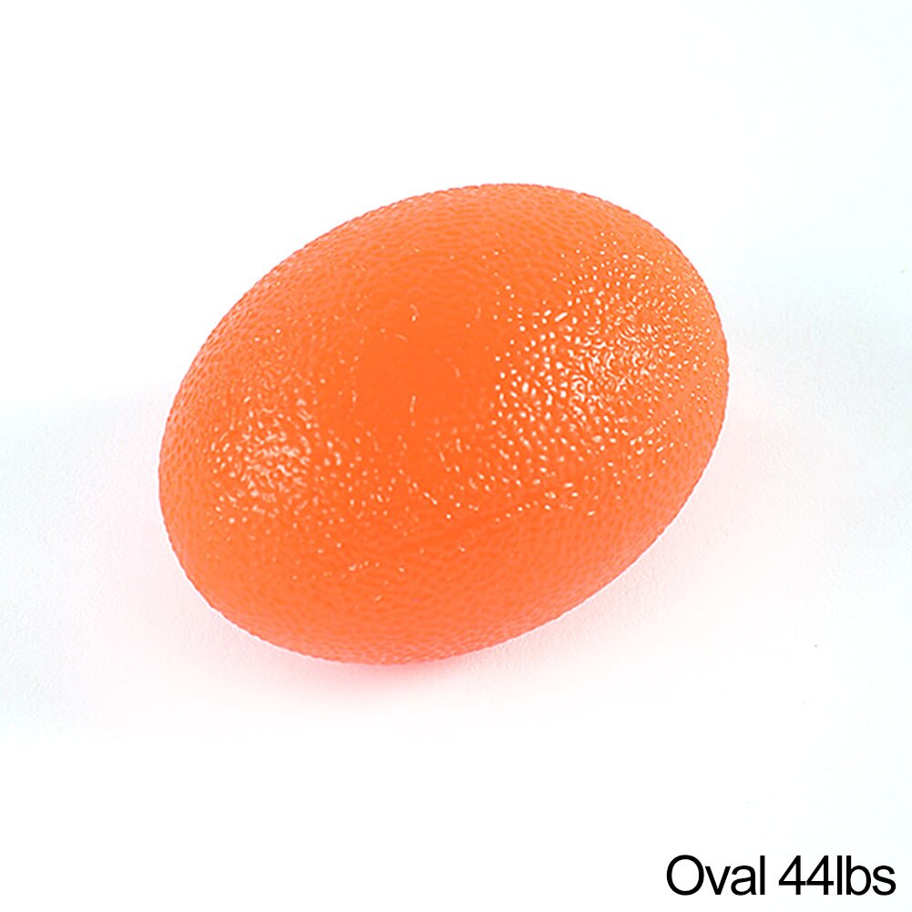Bola de silicona para agarre de mano, expansor de mano para acondicionamiento físico, ejercitador de músculos pesados, entrenador de recuperación: Oval  44lbs