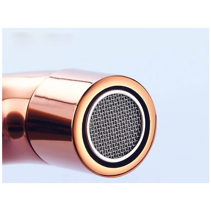 Lavatrice rubinetto piscina Mocio rosa oro rubinetto oro rubinetto lavatrice Allunga sfera di Cristallo interruttore