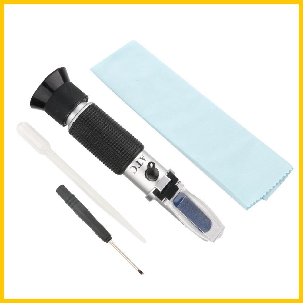 Rz ægte detail pakke refraktometer øl brix urt sukker alkohol sg vægtfylde håndholdt værktøj hydrometer  rz120 værktøj: Rz120- bobler