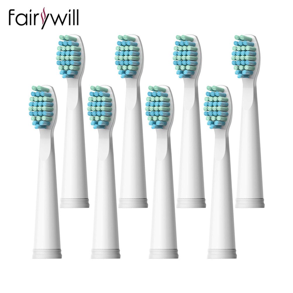 Fairywill Sonic Electric Toothbrushes Replacement Heads Toothbrush Heads Sets Interdental Brush Headsfor FW-507 FW-508 FW-917: AE-FW-01-2