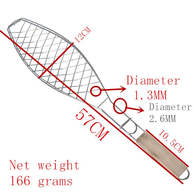 Gerösteten einzigen fisch Clip ofen fisch Clip Grill liefert gegrilltem fisch Clip bbq zubehör griff Grill werkzeuge