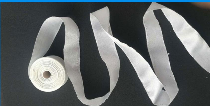 Width 10cm X 40 meters glass fiber cloth tape,fireproof retardant, heat insulation, anti-corrosion insulation material.