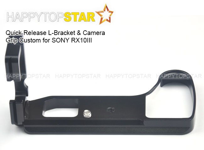 Quick Release L-Bracket & Camera Vertical Grip Custom for SONY RX10 III DSC-RX10M3 Arca Swiss kirk RRS Wimberley Markins Fotopro