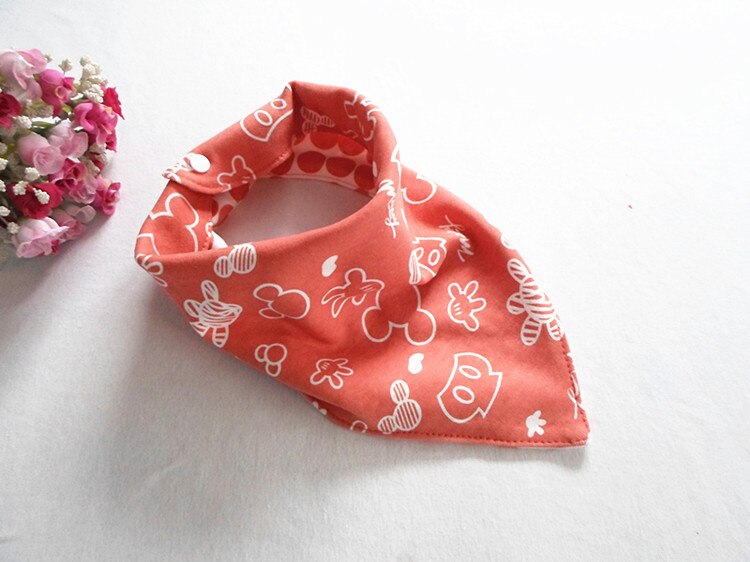 Warner Wong Baby lätzchen dreieck doppel schichten baumwolle baberos Karikatur Charakter Baby bandana lätzchen dribbeln lätzchen DS19