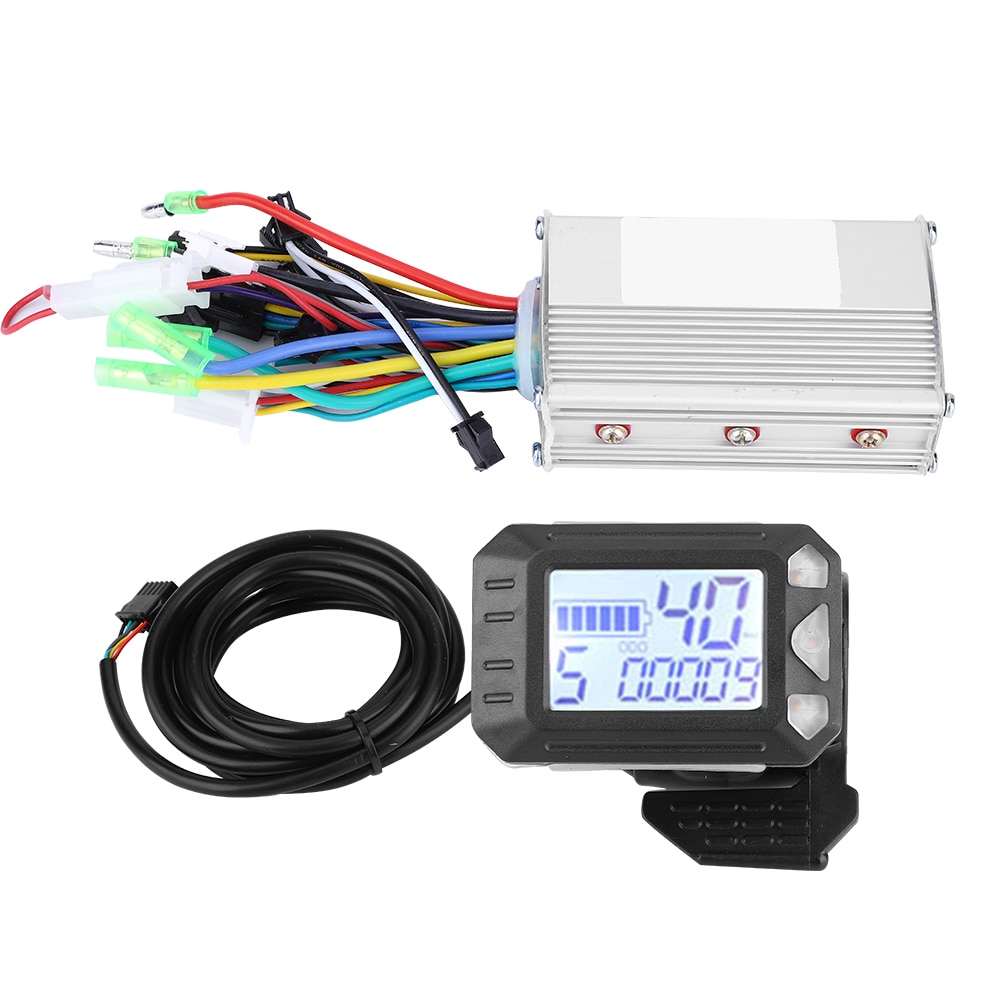 24/36/48V 250/350W E-Bike Borstelloze Controller Lcd Display Kit Elektrische Fiets scooter Controller Accessoires