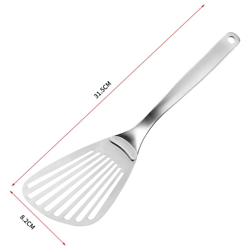 Rostfritt stål fiskspade rostfritt stål spade stekt fisk nötbiff läckage spade köksmaterial rostfritt stål stekning