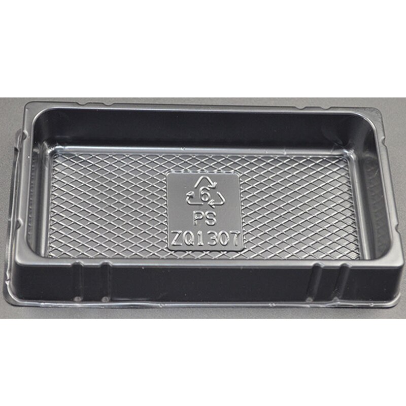 50pcs Disposable cake box with transparent lid and black bottom container Suitable for Cake shop Supermarket Restaurant