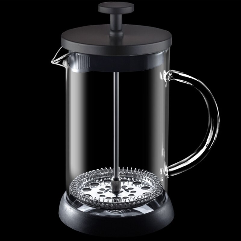 Soulhand french press kahvinkeitin lämmönkestävä lasinen teenkeitin 1 suodatinnäytöllä helppo puhdistaa kotiin, toimistoon, retkeilyyn