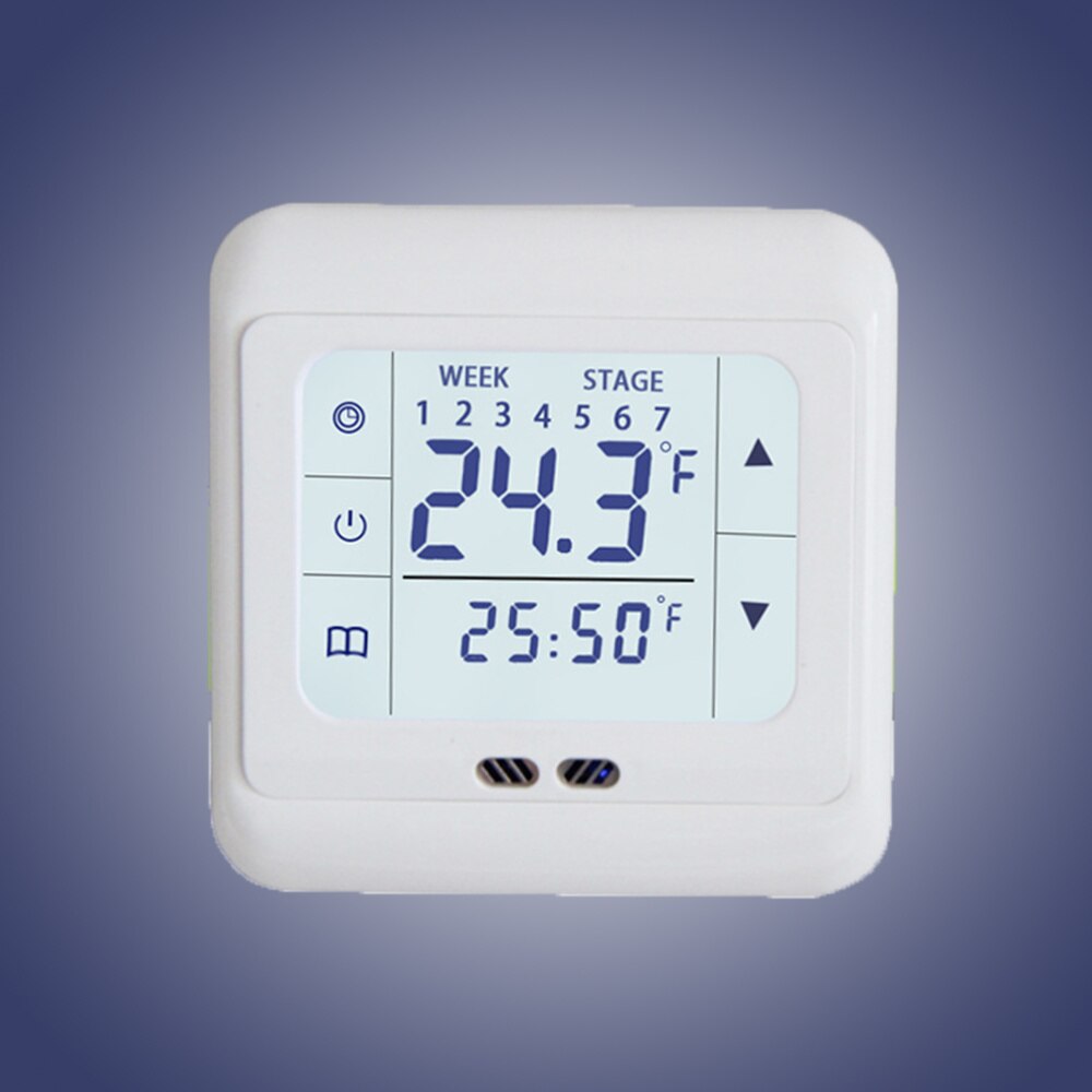 Programmable Digital Thermoregulator Touch Screen Room Heating Thermostat Underfloor Heating for Warm Floor Electric Heating Sys