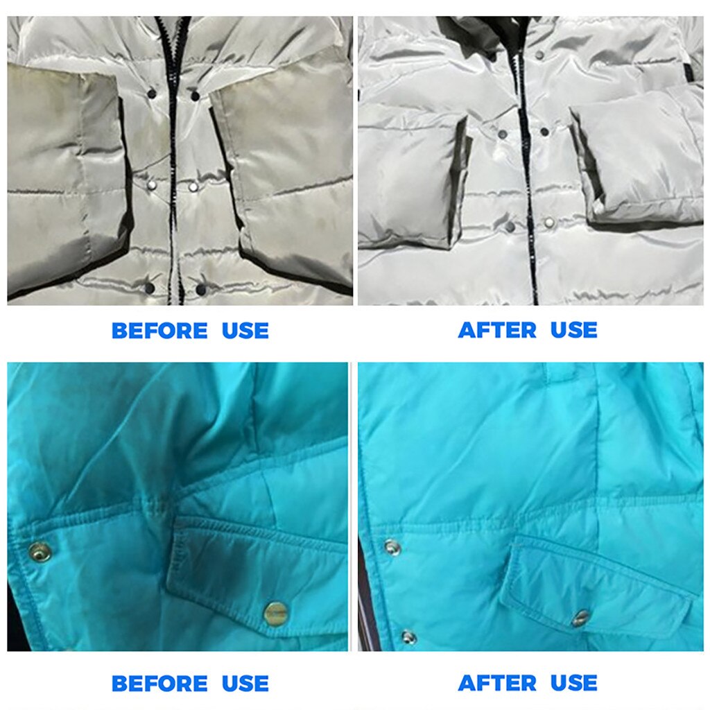 Roupas sem água Espuma de Limpeza Domésticos Sofá Tapete Sapatos Spray De Limpeza Para Baixo Casaco livre-Lavagem Spray # ES